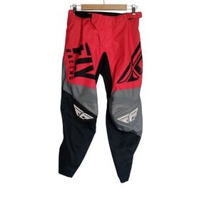 FLY RACING F-16 PANTS - RED/BLACK/GRAY size 28